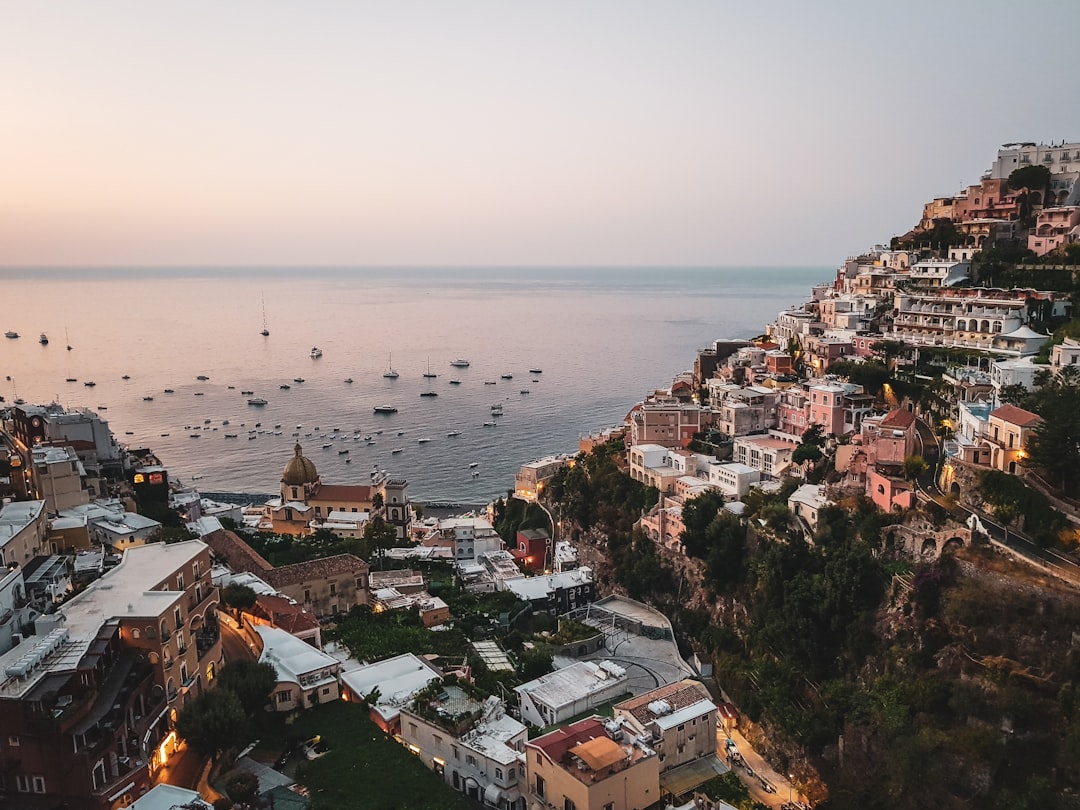 Positano aerial view Amalfi Coast